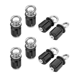 WSAYS 8PCS Lock & Ride Tie Down Anchors Cargo Hook For Polaris Ranger General - Picture 1 of 8