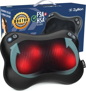 Shiatsu Rücken- und Nackenmassagegerät mit Wärme (FSA HSA-fähig) kabelloses 3D-Kneten - Bild 1 von 12