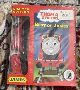 Thomas & Friends Best of James VHS Video Wooden Train Bonus Pack Limited Edition - Picture 1 of 9