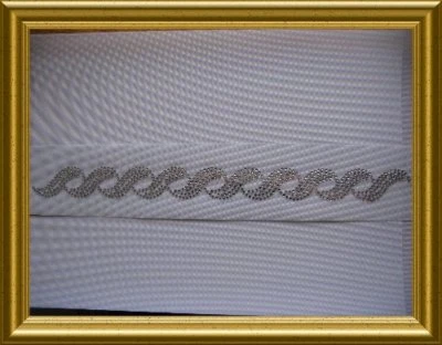 Hotfix Strass Bügelbild Strassband Band Wellen Borte Ranke 101105  - Bild 1 von 2