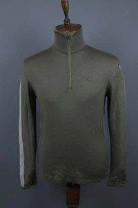 ICEBREAKER Body Fit 260 Green 100% Merino Wool Slim Fit Base Layer Size M - Picture 1 of 17
