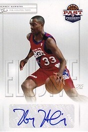2011-12 Panini Past and Present Elusive Ink Autographs #HH Hersey Hawkins NM-MT