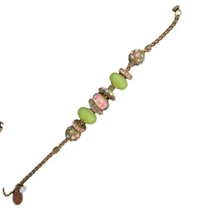 Michal Negrin Joy Charm Green Crystal Bracelet - Picture 1 of 1