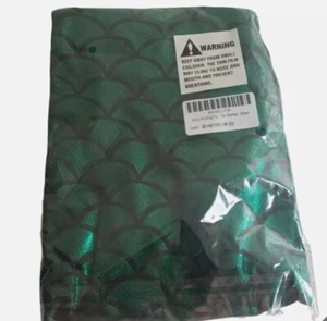 Leggings donna stampati lunghezza intera elasticizzati verde sirena taglia unica XS S M NUOVI - Foto 1 di 3