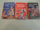 Chip Hilton Sports Stories by Clair Bee – 3 Different Books - Vintage 1950’s
