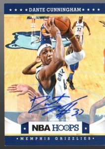 2012-13 Hoops Autographs #58 Dante Cunningham - NM-MT - Picture 1 of 1