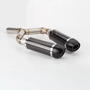 Silenciador de escape de motocicleta 51 mm tubo de enlace medio para Aprilia Shiver 750 GT 10-16 - Imagen 1 de 4