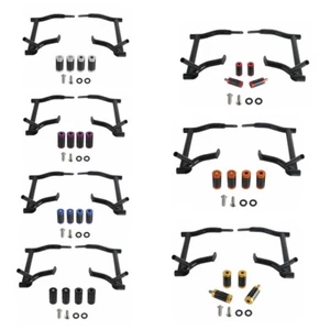 Saddlebag Guard Crash Bars w/ Sliders For Harley Touring Electra Glide Road King - Picture 1 of 17