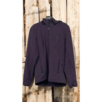 Abrigo con capucha aislante forrado de vellón púrpura cálido invierno The North Face para mujer M Foto 1 de 4