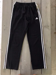 Adidas Boys Youth Athletic Track Pants Joggers Sz XL 18-20 Fleece Logo - Picture 1 of 13