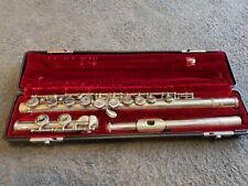 YAMAHA YFL-411 Flute silver Musical instrument with Case