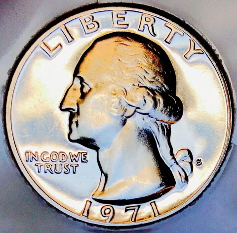 ⭐️1971*S PROOF WASHINGTON⭐️UNMATCHED EXAMPLE!⭐️MUSEUM WORTHY!⭐️SUPERB GEM⭐️ Cover