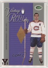 2003-04 ITG Parkhurst Rookie Vintage ROYalty Vault Ruby 1/1 Bernie Geoffrion 1j8