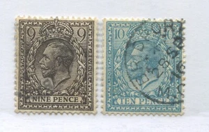 KGV 1913 9d and 10d used - Picture 1 of 1