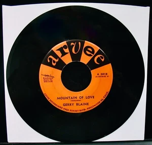 Gerry Blaine: Mountain Of Love & Over Again~Near Mint 1961 Teen 45~ARVEE #5018 - Imagen 1 de 2