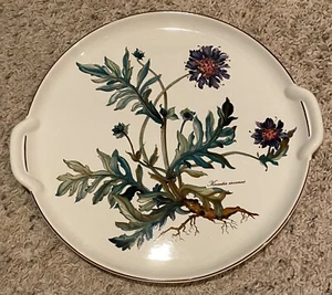 Villeroy Boch BOTANICA 12 1/2" 'KNAUTIA' Handled Cake Plate - Picture 1 of 3