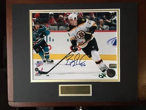 Blake Wheeler Autograph 8x10 Photo Bruins Jets Signed Auto Matted with COA - Picture 1 of 4