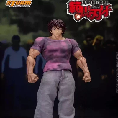 New Storm Toys Baki Hanma Action Figure 7" Collection Joint Mobility 1/12 Scale - Image 1 of 4