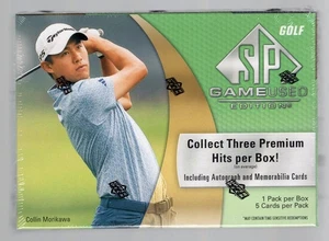 2024 UPPER DECK SP GAME USED GOLF FACTORY SEALED HOBBY BOX **3 PREMIUM HITS** - Picture 1 of 2