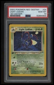 2002 Pokemon Neo Destiny Light Ledian 1st Edition PSA 10 - Picture 1 of 2