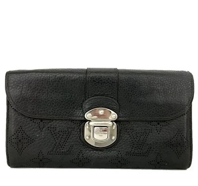 Cartera Louis Vuitton negra Mahina Iris Portefeuille Foto 1 de 4