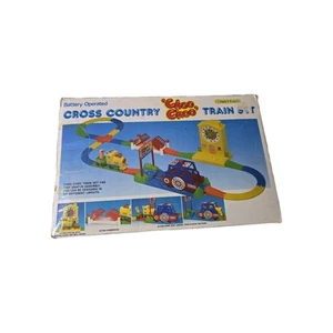 Juego de Choo Choo Cross Country Vintage ¡Completo! Tren de juguete para niños - Imagen 1 de 4