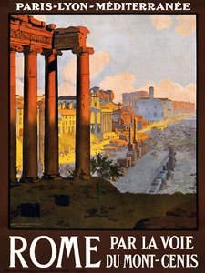 Decoration French POSTER.Home wall.Rome.Italy.Bedroom Room art.Travel Decor.707 - Picture 1 of 1
