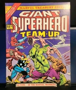 Marvel Treasury Edition #9 Superhero Team-Up 1976 - Imagen 1 de 12
