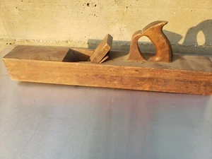 Antique G. Roseboom woodworking plane ca. 1850 22" huge - Picture 1 of 11
