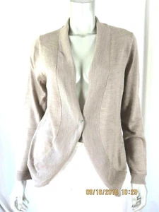 CALDWATER CREEK SZ M 100% Wool  NWOT/NWD Open Front Thin Shrug Cardigan Sweater  - Picture 1 of 12