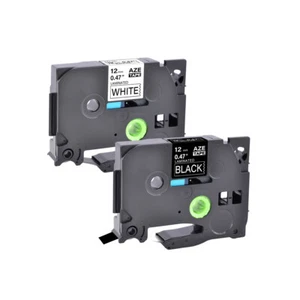 2x Cassettes 12mm Compatible avec Brother TZ 231 TZ 335 d'étiquettes P-Touch - Zdjęcie 1 z 4