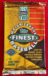 1997 Series TWO Major League Baseball Finest Jumbo pack (13 CARDS) HOBBY - Picture 1 of 10
