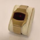 Sears Roebuck Vintage Led Watch 1970'S Digital Red (For Parts)