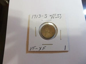 DATA CHIAVE GRADO SUPERIORE1913-S PENNY DI GRANO - Foto 1 di 9