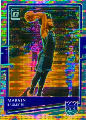 Marvin Bagley III 2020-21 Optic Basketball Silver Pulsar Prizm Refractor Card#47 - Image 1 of 2