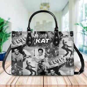 Elvis Presley Lederhandtasche, Elvis Presley Lederhandtasche, Geschenk für Frau - Bild 1 von 4