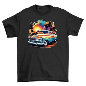 Retro_3 Vintage Ride T-shirt - Classic Car, Funny Retro Design, Unisex Tee Perfe - Picture 1 of 46