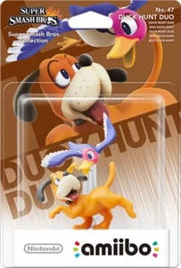 Nintendo Amiibo Duck Hunt Duo Character Figure Super Smash Bros Switch 3DS Wii U - Picture 1 of 2