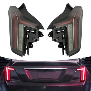 2X For 2020 2021 2022 2023 CADILLAC CT5 LED TAIL LIGHT OEM C87R 13083 LEFT+RIGHT - Picture 1 of 17