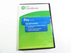 INTUIT QUICKBOOKS PRO 2015 DESKTOP FOR WINDOWS FULL USA DVD =PERMANENT VERSION= - Picture 1 of 4