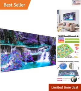 Kit pittura diamantata paesaggio extra large - trapano completo - 35,5 x 15,7 pollici - Foto 1 di 10