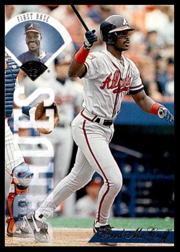 1995 Leaf Fred McGriff Atlanta Braves #232 - Image 1 of 2