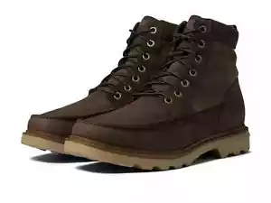 NUOVI CON SCATOLA Stivali Uomo SOREL Carson™ Moc Impermeabili Uomo 8 Marrone Kaki - Foto 1 di 3