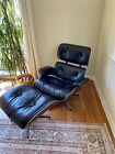 RARE FULLY RESTORED ROSEWOOD HERMAN MILLER EAMES LOUNGE CHAIR & OTTOMAN 1970'S