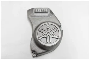AREA47 Yamaha RZ250 RZ350 Oil Pump Cover Shot Blast Finish Cast Metal New - Picture 1 of 6