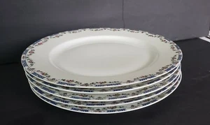 5 Pieces  T & V Limoges France  Floral Trim  Dinner Plate 9 3/4"  - Picture 1 of 9