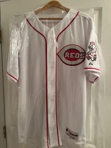 Men's Cincinnati Reds Majestic White Home Authentic Jersey Size 52 (2XL) - Picture 1 of 5