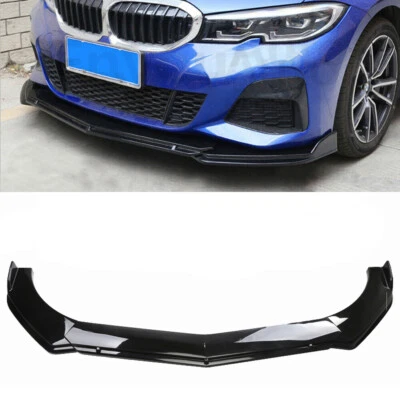 For BMW 420i 428i 430i 435i 440i Series Front Bumper Lip Spoiler Splitter Black - Image 1 of 4
