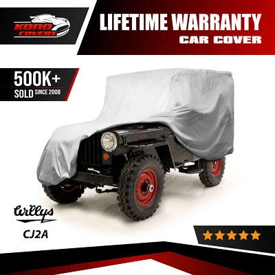 Willys CJ2A 5 Layer Sport Utility Car Cover Outdoor Water Proof Rain Sun Willy's - Image 1 of 4