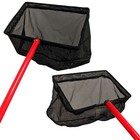 Pond Fish Catch Net 50/100cm Handle Strong Leaf Dip Garden Cleaning Scoop Koi